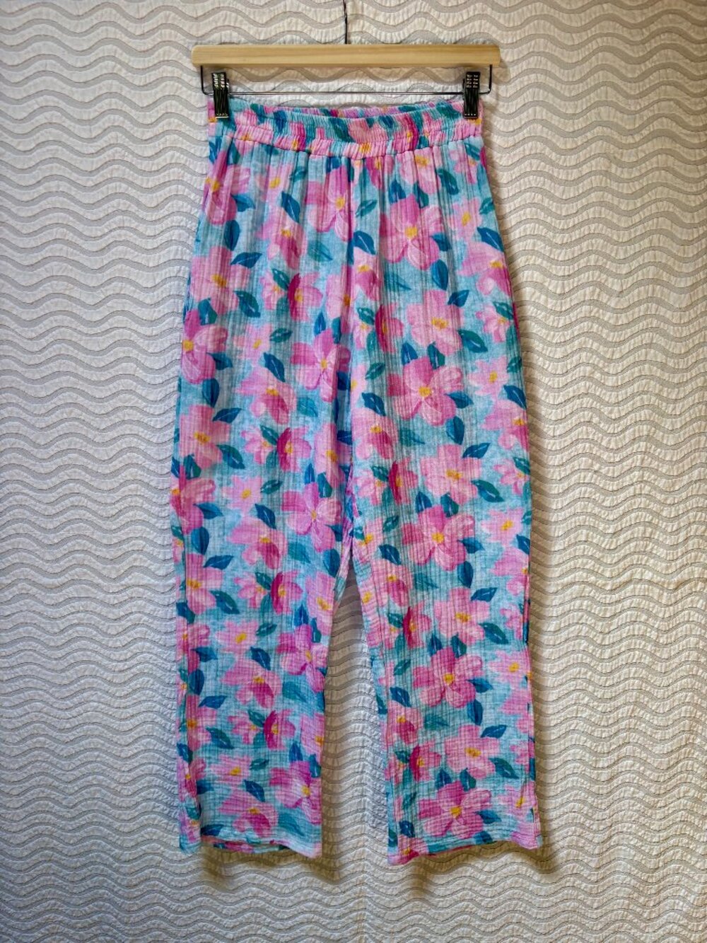 Tach Clothing Cotton Gauze Floral Pants Beklina